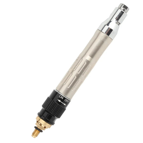 Solid Kickass Pneumatic Pencil Die Grinder Air Tool Kit Running At 70000 RPM, compact design for precision engraving and grinding.