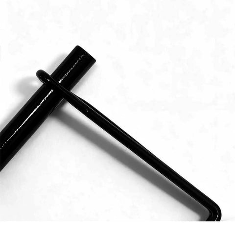 8 Pack 1/4 x 4 Inch Trailer Hitch Pins Black Heavy Duty Steel With Zinc Coating Rust Resistant Quick Release Lock Pins For Couplers And Tow Hitch Hardware Built Tough For Any Weather, black hitch pin close-up