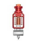 Upgraded Flow Nozzle Megatemperature DIY Kit For Advanced Electrical Projects With Dope Flow Control Makers Friendly Design High Temperature Tolerance Easy Assembly And Comprehensive Instructions For Quick Setups, red metal nozzle front view