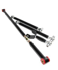 Rear Control Arm Kit With Adjustable Upper And Lower Arms And Panhard Bar For 2005 2014 Mustang S197 Chassis Upgrade Your Ride With Easy Alignment Stiffer Handling And Smooth Street To Track Performance, black steel arms