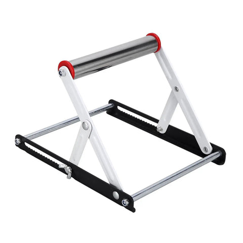 Kickass Foldable Cutting Machine Stand With Balanced Lift System No Sweat Material Handling Portable Steel Workbench Rig For Tight Job Sites quick setup showing adjustable height and heavy-duty steel frame.