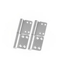 2pcs Thickened Aluminum Alloy Non Punch Sandblasting Door Hinge Set For Cabinet Doors Window Doors And Room Doors With Adjustable Tension
