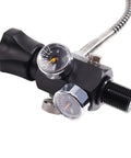M18x1.5 DIN Valve Scuba Adapter With Gauge And 22 Inch Hose For Air Tank Setups PCP Rifles Paintball And HPA Tanks