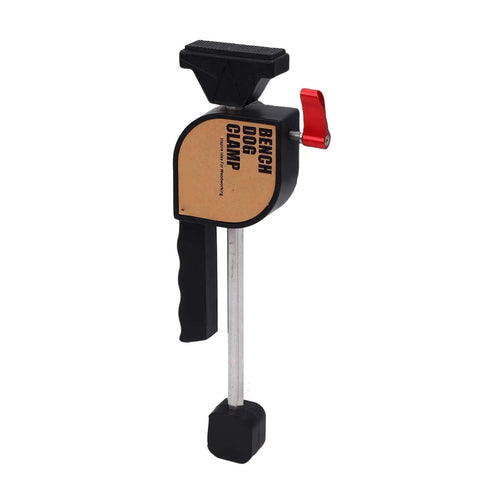 19mm Bench Dog Clamp Set With 24.4 Inch Aluminum Alloy Rails And Gear Locking No Fuss Three Clamping Force Settings For Woodworking