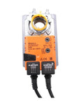 Built Like A Tank 20Nm Damper Actuator Torque Motor For Reliable HVAC Modulating Control, top view with wiring terminals.