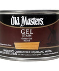 Thirty Pack Of One Pint Bottles Golden Oak Oil Based Gel Stain Professional Grade For Interior Exterior Wood Finishing On Pine Plywood And Veneer Damn Near Perfect Coverage - One Pint Gel Stain Can.