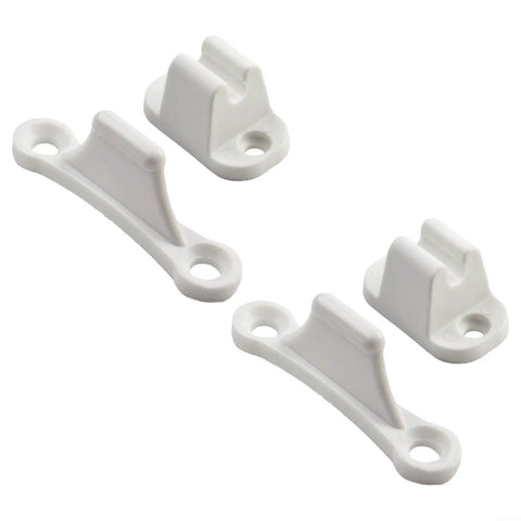 Super Heavy Duty Nylon Door Catch 2 Pack For Caravan RV Boat To Stop Slamming Noise With Precise Fit and Shock Absorbing Design.