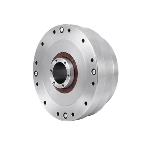 Front view of Compact Harmonic Drive Reducer With Strain Wave Gear 50 80 100 Ratio 80 To 1 HST32 III for robotics and automation.
