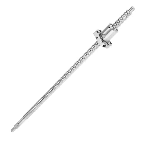 Anti Backlash 400mm Rolled Ballscrew Ballnut For Precision Linear Actuators High Efficiency Low Friction Screw Assembly For CNC Routers 3D Printers Robotics And Automation, 12mm steel