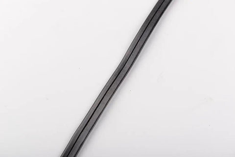 Premium Leather Ito Sageo Cord For Katana Tsuka Handle DIY Upgrade High Quality 400 Cm Black Cord close-up view