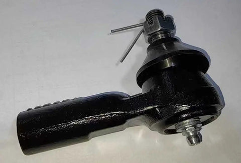 Golf Cart Steering Outer Tie Rod End Ball Joint Replacement For EZGO TXT MPT 2001 Up Gas And Electric Not RXV Direct Fit OEM Grade With Durable Steel Construction For Long Lasting Steering Performance And Easy Install, black steel tie rod end