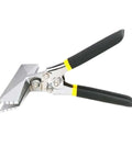 Sheet Metal Bending Pliers Hand Seamer with Wide Jaw, 80mm Elbow, 150mm Straight, Nickel Plated Steel, Ergonomic Grip