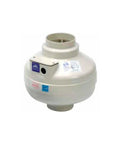 Inline 6-Inch Centrifugal Duct Fan With Molded Housing, 227 CFM Booster Vent, Leak-Proof Vibration-Welded Seams