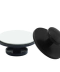 20 Pack Plastic Black Adhesive Cabinet Handles Self Sticking Drawer Knobs Pull Handles