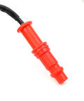 Close-up of a red component from the Ignition Coil And Spark Plug Kit For Ranger 400 500 And Sportsman 400 450 500 HO 4x4 ATV 2004 2013 Direct Fit Premium Replacement With OEM Part Number 3089239 Built For Rugged Trails And Daily Ride Plug And Play Ready.