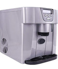 Top Shelf Countertop Automatic Ice Dispenser With Food Grade Abs Shell And Fast 12 To 15kg Production For Hassle Free Home Mixology Smooth Touch Buttons front view with control panel