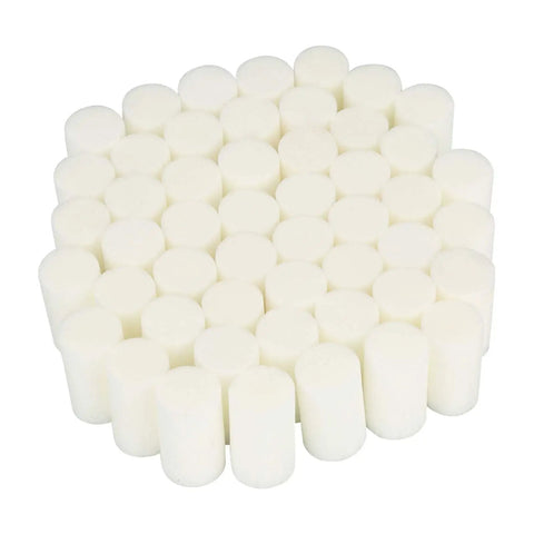 Nebulizer Filter Replacements 50 Pack for Nebulizer Accessories and Air Compressor Pumps for 30 MPa Machines, compact white