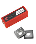 Carbide Insert Set For Helical Cutter Heads 15x15x2.5mm 30 Degree R150 4R0.5 10 Pack Woodworking Replacement Blades