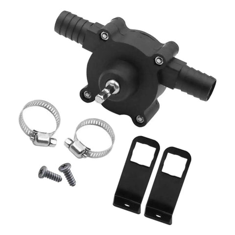 Heavy Duty Hand Electric Drill Powered Self Priming Water Transfer Pump With Corrosion Resistance Portable Design Quick Install No Power Cord Needed Efficient Engineering For Garden Irrigation And Drainage Tasks