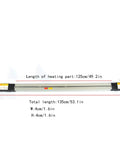 12V 48 Inch Acrylic PVC Plastic Sheet Bender Tool Manual Strip Heater With 1500W Power For 1-6Mm Thickness showing heating part length 125cm.