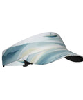 Open Top Sun Visor Hat For Outdoor Sports, Ventilated UV Protection Visor With Curved Brim, pastel abstract design