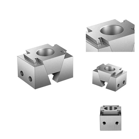Slick CNC Machining Center Precision Wedge Vise Dual Side Clamping Block Quick Release Expansion Tool Holder for secure metal fixturing.
