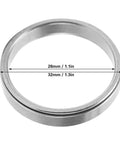 Built Tough Shop Grade Steel Expansion Sleeve Ring Keyless Shaft Locking Collar 28X32Mm with measurement details.