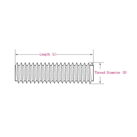 Left Hand Threaded Rod And Reverse Thread Stud Bar Crafted From Tough 304 Stainless Steel In Standard Metric Sizes Perfect For Garage Buildouts And Heavy Duty Mounting Lets You Lock Everything Down Without Cross Threading Headaches