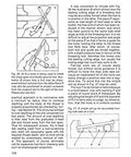 Book page from Screwcutting in the Lathe for Home Machinists; black-and-white lathe screwcutting diagrams and captions