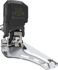 105 Di2 12-Speed Front Derailleur Braze-On Mount Black for Road Bikes Electronic Shifting Max 52T Capacity shown in detail