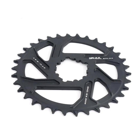 Direct Mount Chainring 34T Narrow Wide Teeth 3mm Offset CNC 7075 Aluminum for SRAM GXP Cranksets black finish