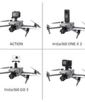 Expansion Bracket With One Quarter Inch Screw Adapter For Drone Camera Mount And Strobe Light Holder compatible with DJI Air 3