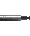 Magnetic Bit Holder With Stainless Sleeve And Strong Magnet, Three Inch Long, Quarter Inch Connection, Heavy Duty Pro Grade Tool
