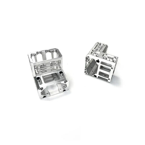 Beefed-Up Middle Frame Insert Reinforcement For T50 Agricultural Drone Chassis OEM Style Replacement Part YC.JG.QX003017.04 Restores Frame Strength In Plant Protection Machines, silver metal pair