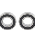 Heavy Duty 6206RS Deep Groove Ball Bearings With Double Rubber Sealed Ends For Industrial Machinery Use Plus Lube Protects Dirt Buildup And Lasts Long Time Great Value Set Of 2 Made From Hardened Steel