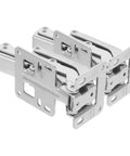 Beefy Hidden Concealed Door Hinges 170 Degree For Thick Doors, Ultra Sturdy 2 Pack With Screws, Invisible Hardware