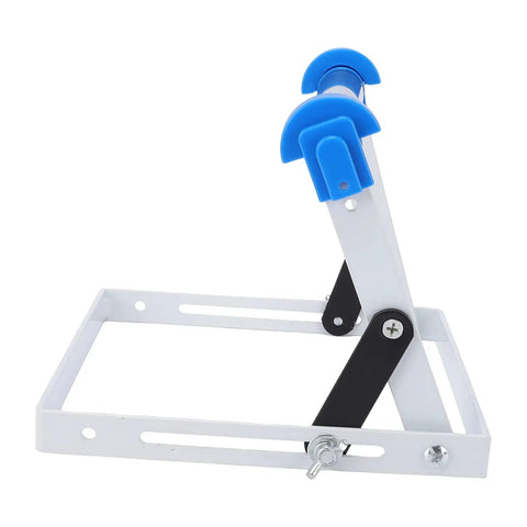 Heavy Duty Steel Material Roller Stand For Table Saw And Miter Saw, Tough As Nails Foldable Workpiece Support Extender Grips Tight Stops Sliding Keeps Long Boards Rock Solid Up To 107 Pounds Capacity