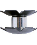 Close-up of Pack Of 5 Black Steel Headset Star Nuts For One And One Eighth Inch Forks for mountain and road bikes
