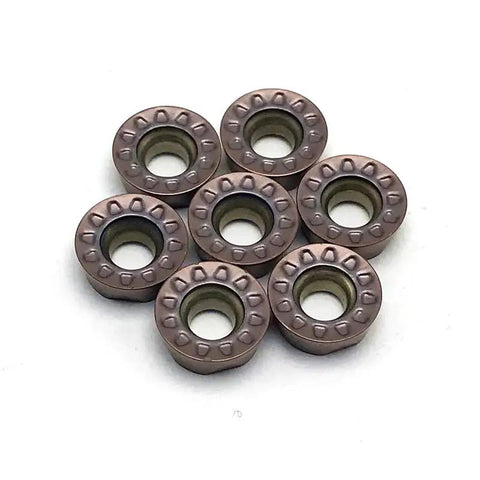 R4 Milling Inserts For Face Milling Tool Pro Grade Tungsten Carbide CNC Inserts Compatible With RPMT08T2MOE JS VP15TF 10 Pack