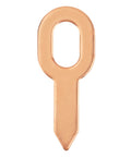 Close-up of a single copper ring from the Dent Puller Ring Kit 100 Pcs Pro Grade Heavy Duty Copper Ring Repair Tool for Panel Welder