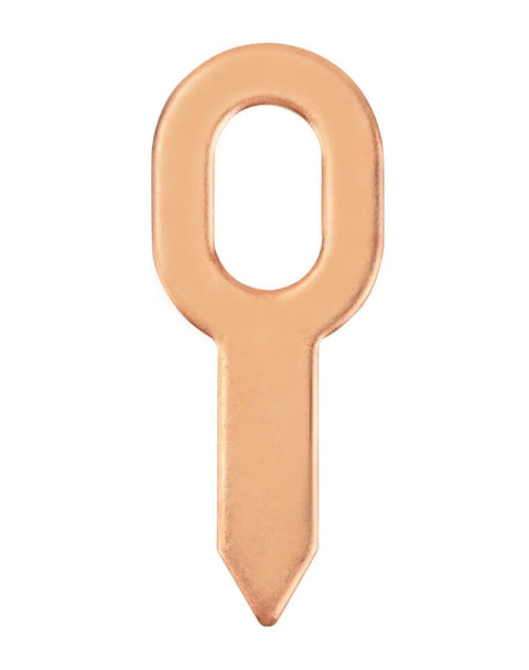Close-up of a single copper ring from the Dent Puller Ring Kit 100 Pcs Pro Grade Heavy Duty Copper Ring Repair Tool for Panel Welder