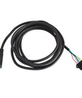 Top Notch E Bike 5Pin Extension Cable 1.7 Meter Adapter SM Connector black ABS cable with 5-pin ends for controller display link