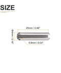 4mm X 25mm Slotted Spring Pin 20 Pack Heavy Duty Stainless Steel Roll Pin Dowel For Home Workshop And Machinery Beefy Fastener