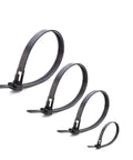 Heavy Duty Reusable Cable Zip Ties Set For Everyday Quick Fixes Assorted 6 Inch 8 Inch 10 Inch 12 Inch Lengths
