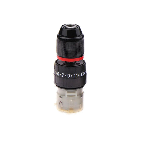 Lightweight Metal Gearbox Mechanism for Screwdriver and Drill, Brushless Electric Tool Transmission Kit close-up view.
