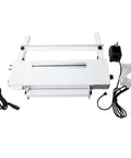 Thirty Centimeter Shop Ready Acrylic Bender Machine Featuring A Dependable Water Cooled Heating Element with power cords and tubing.