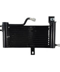 Solid Callmego Transmission Oil Cooler That Totally Handles Your Tacoma 2005-To-2011 With 4.0L Or 2.7L For Maximum Engine Performance And Cooling Power Right Out The Box. black aluminum cooler with mounting brackets