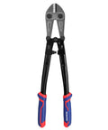 Front view of 18 Inch Heavy Duty Bolt Cutter With Chrome Molybdenum Steel Jaws Drop Forged For Cutting Chain Wire Screws Rivets