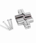 Hidden Hinge Set Dope Durable Zinc Alloy Cross Hinges For Seamless 180 Degree Door Swing In Cabinets And Modern Homes