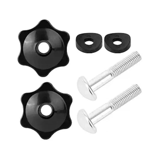 Durable 5 Piece Snow Blower Handle Knob Kit With Locking Threads For Tough Winter Jobs Sturdy Raw Material Grip For Lawn Care Pros black set